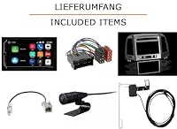 Autoradio Einbaupaket für ESX VMX700DAB kompatibel mit Hy,ai Santa Fe cm, Radioblende 3 Knöpfe | CarPlay Wireless Android Auto Wireless Bluetooth – Ansicht 3