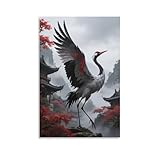 【Haute définition】- L'art mural Grue du Japon est imprimé avec une techno de pointe, alors la toile est super nette et délicate. Ses couleurs vives donnent vraiment l'impression de retrouver la Nature telle qu'elle est, et même des chefs-d'œuvre — un peu comme dans une galerie d'art.