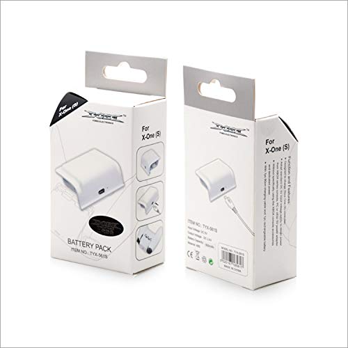 Bateria Controle Xbox One S Branco Com Cabo Carregador