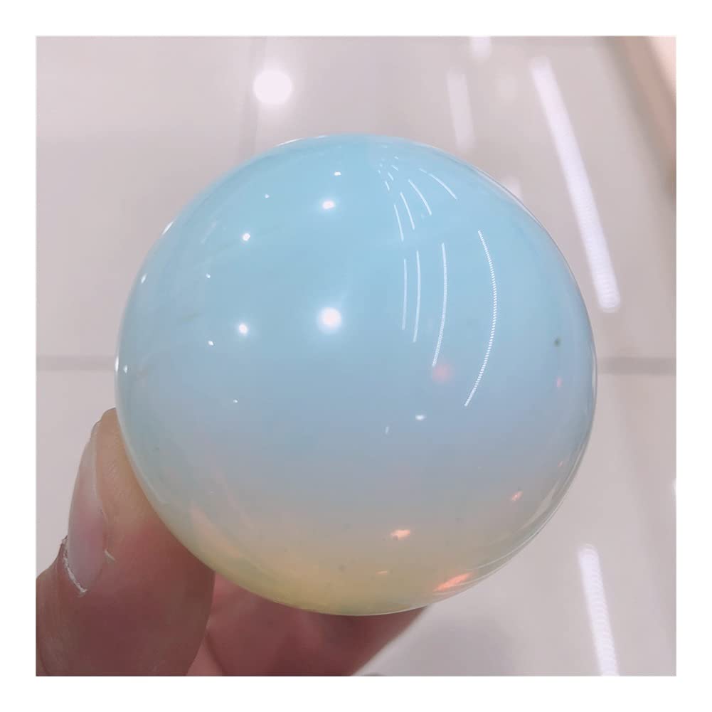 Naturalne kryształy Kwarc Opalite Kula Kryształowa kula Kamienie Pokój Domowe akwarium Akcesoria do dekoracji Piękne ozdoby Natural l (2 szt. Około 4 cm)
