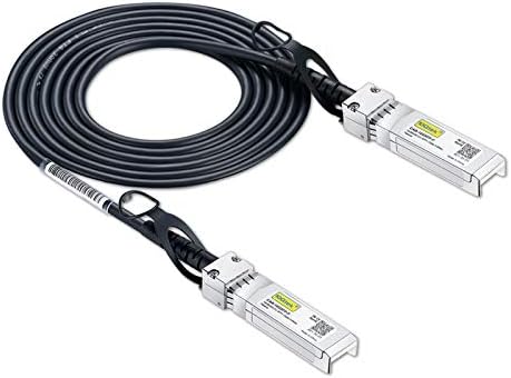 10Gtek# SFP+ DAC Twinax Cable, Passive, Compatible with Cisco SFP-H10GB-CU2M, Ubiquiti UniFi, Fortinet and More, 2 Meter(6.5ft) | 0.25-7m Optional