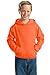 Jerzees Youth NuBlend Hooded Pullover Sweatshirt (Safety Orange) (Small)