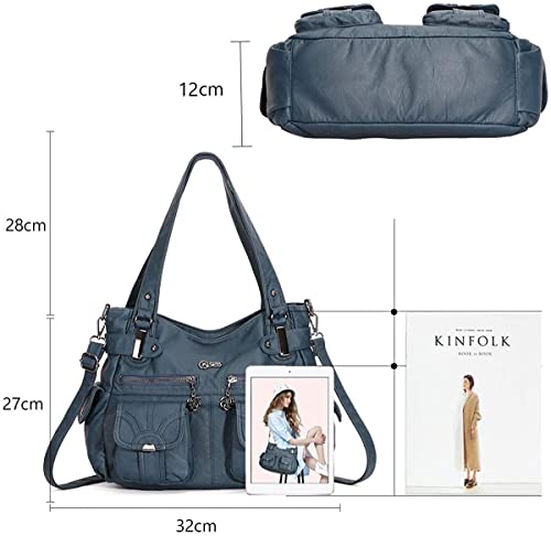 Womens-3-Way-Bag-Handbag-Shoulder-Bag-and-Crossbody-Bag-Polyurethane-PU-Popular-Large-Capacity-Tote-Bag-A4-Size-Commuter-Bag