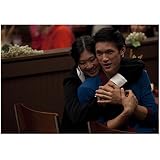 Glee Jenna Ushkowitz as Tina hugging Harry Shum Jr. as Mike 8 x 10 Inch Photo