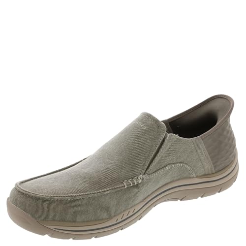 Image of Skechers Men's USA Expected - Cayson Moc Toe Canvas Slip-Ins