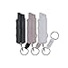 SABRE RED Pepper Spray Keychain w/Quick Release for Easy Access - Max Police Strength OC Spray, Finger Grip for Accurate Aim, 10' (3M) Range, 25 Bursts (5X Other Brands) - Assorted Color Multi-Packs