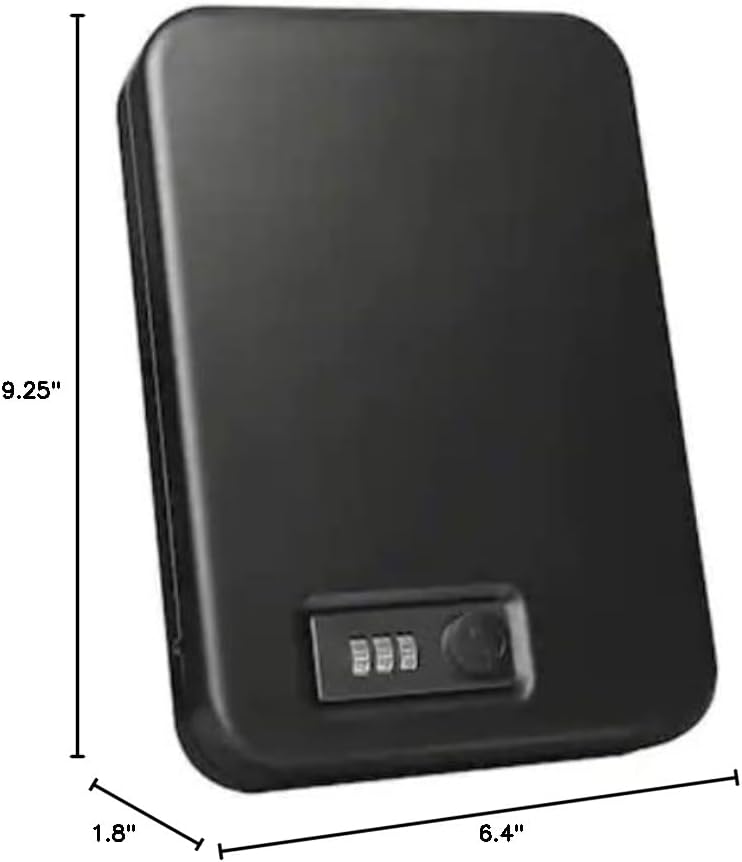 Defiant Portable Safe Dimensions Diagram