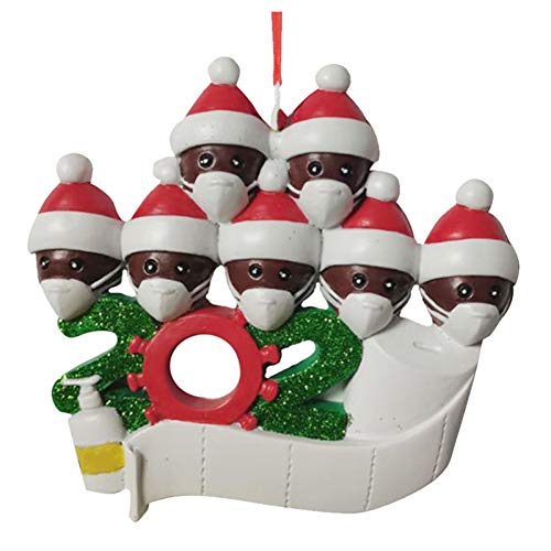 Eastdall Natal Personalizado Para Família,Kit de enfeites de natal para família Kit de enfeites de n