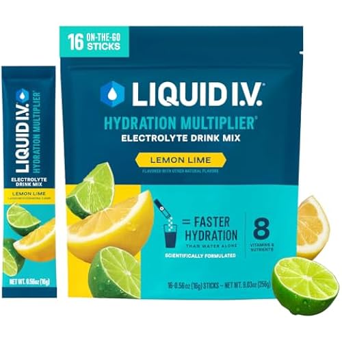 Liquid I.V. Hydration Electrolytes, Lemon Lime, 16 Count