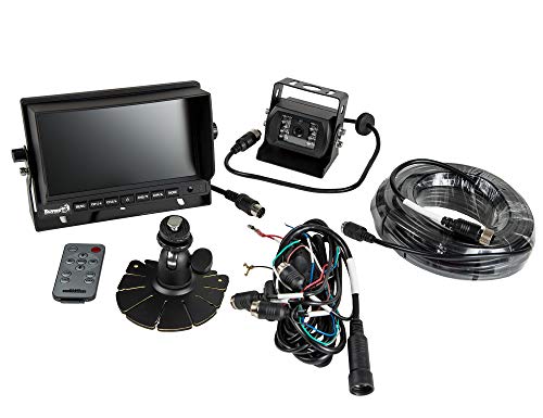Buyers Products 8883040 Rearview Backup Camera System W/Night Vision, 7" 4 View Monitor & Remote Control, Backup Camera for Trucks, RVs, Trailers, Vans, Reverse Camera For Trucks
