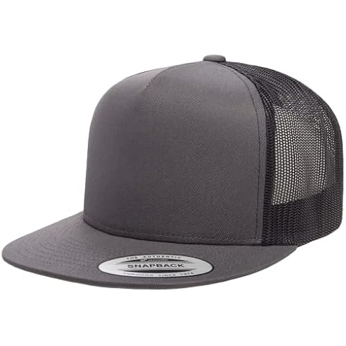 Yupoong 5-Panel YP Classic Trucker Cap | High Profile Flat Visor Snapback