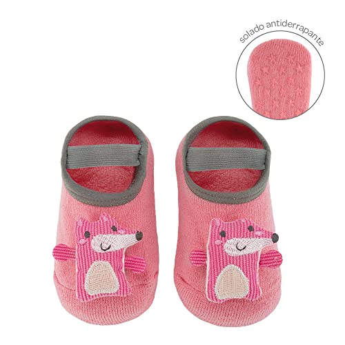 Buba Meia Sapatilha Com Aplique Raposa Tamanho 1 A 3 Anos