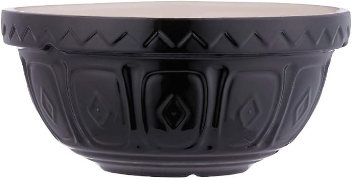 Mason Cash Color Mix Collection S24 2.15 Qt Mixing Bowl | Black
