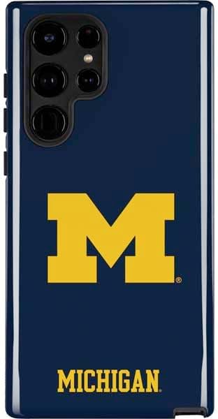Skinit Impact Phone Case Compatible with Galaxy S25 Ultra - Officially Licensed University of Michigan M Logo Design