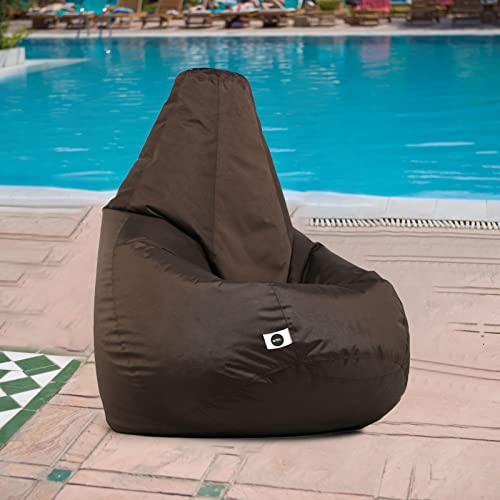 Image of Amazon Brand - Umi. Classic All Weather /Outdoor Bean Bag Cover (Without Beans) Brown, Size- XXL