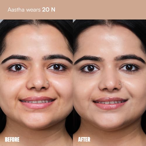 Image of FAE Beauty Face Card 4-in-1 Super Serum Skin Tint | Hydrates, Primes, Provides Coverage & Protects with SPF | Lightweight, Dewy Finish | 30 Shades for Indian Skin Tones | Shade - 20N - Neutral