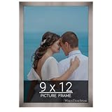 wallsthatspeak 9x12 Stainless Picture Frame for Puzzles Posters Photos or Artwork