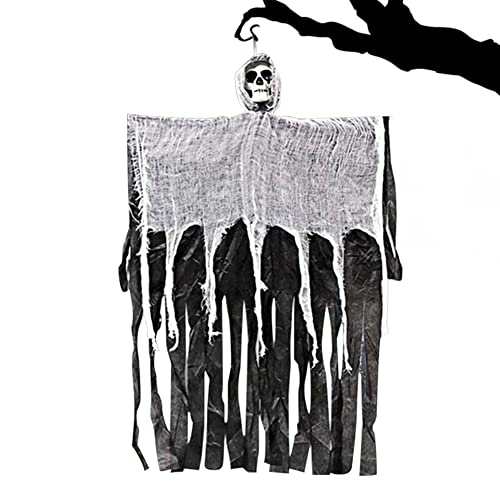 GKPLY Decoración de Halloween, decoración de terror, decoración de cráneo de Halloween, decoración de jardín, decoración de fantasmas de Halloween, 50 x 80 cm Cover
