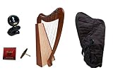 Mid-East Celtic Cross Irish Harp 38 Strings
