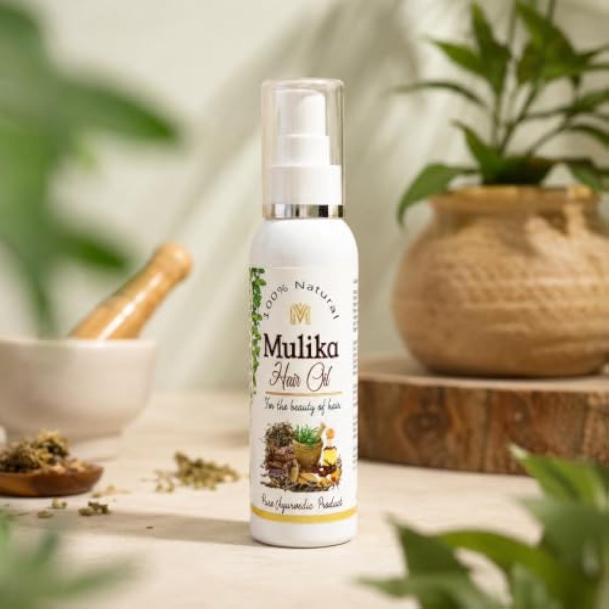 Mulika Hair Oil 100ml for Hair Fall Control and Growth