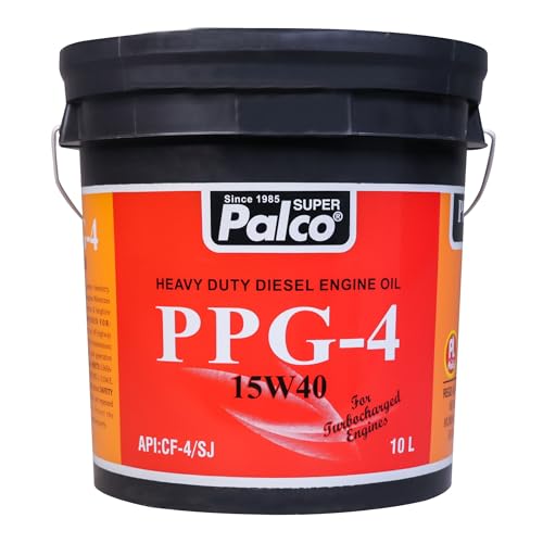 Image of PALCO PPG-4 15W40 | API:CF-4 /SJ & MB 228.1 Multigrade Engine oil for Diesel Commercial Road Transport & Off Highway Vehicles | New Generation Automotive Vehicles | 10 Litres