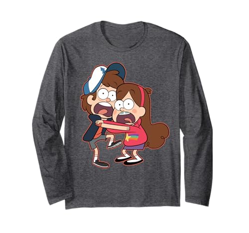 T-shirt Gravity Falls Dipper Mabel manches longues idée cadeau originale pour anniversaire
