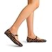 Imagen de DREAM PAIRS Zapatos Planos para Mujer Mary Jane de Punta Cuadrada Cómodos y Casual Zapatos de Vestir Slip On Bailarinas con Correa de Hebilla para Trabajo
