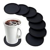 【Diseño perfecto】 Los posavasos tienen un borde elevado para evitar que las gotas de agua se desborden y proteger la mesa de manchas y marcas.