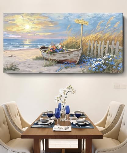 CTHEART Modern Canvas Wall Art Natural Landscape Murals Sunset Prints