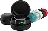 Smatree Ladekoffer für Apple Watch SE, Apple Watch Serie 6/5/4/3/2/1 - Original Ladekabel & Apple Watch Nicht im Lieferumfang enthalten, schwarz