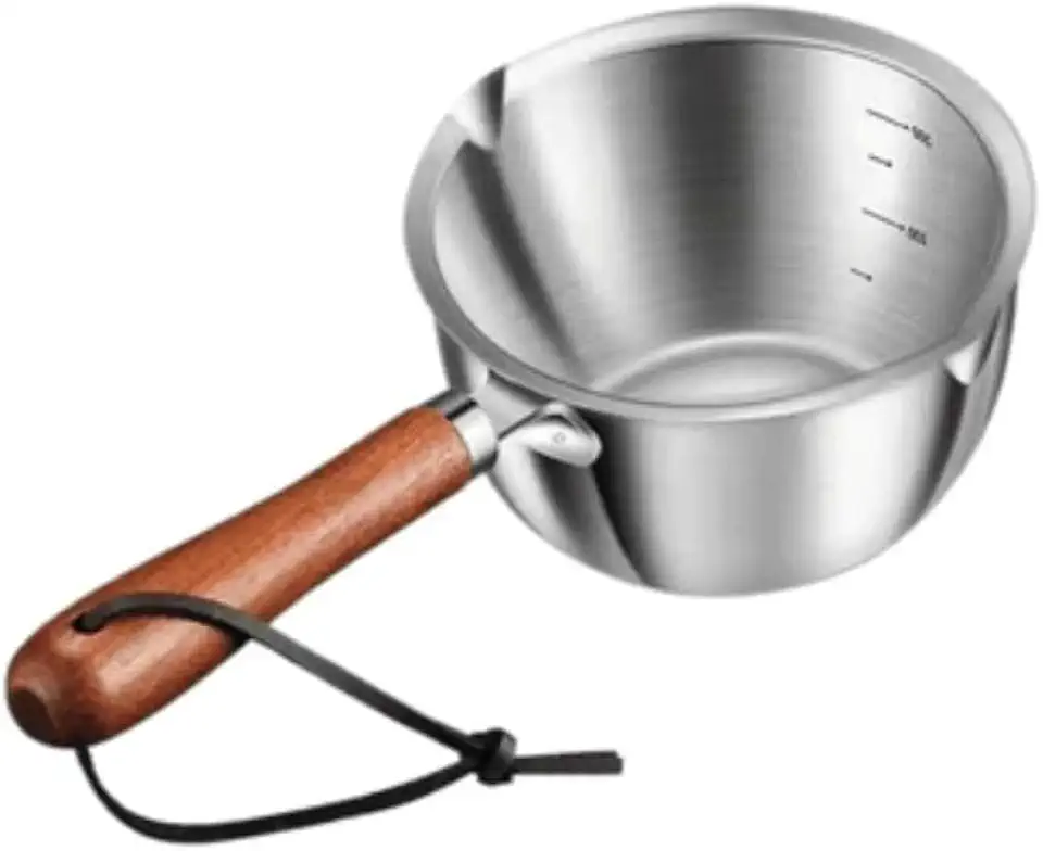 Mini Panela Inox 200ml Multiuso para Aquecer Leite, Derreter Manteiga e Preparar Molhos