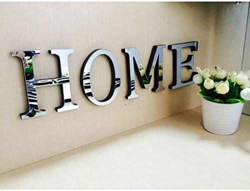 MAGIIN Letters Love Confirmation DIY Furniture Mirror Effect Wall Sticker Decorative Art Home Living Room