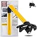 Price comparison product image Xtremeauto Car Steering Wheel Lock Anti Theft with 2 Keys - Steering Lock for Cars, Heavy Duty Security Devices for Car Wheels, Clamp Design Locking Antitheft Car Lock, Car Security Device Anti-Theft