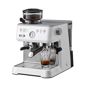 Solis Grind & Infuse Perfetta 1019 Siebträgermaschine - Kaffeemaschine mit Mahlwerk - Integrierte Zero Static Kaffeemühle - Espressomaschine mit Dampf- und Heißwasserfunktion - Edelstahl
