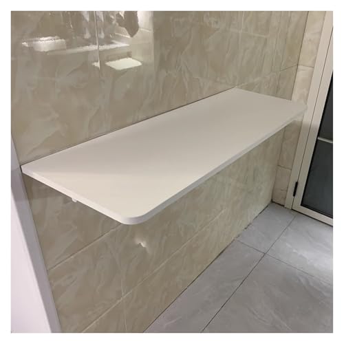 Table murale pliante 40x30 cm blanche pour cuisine et petit espace