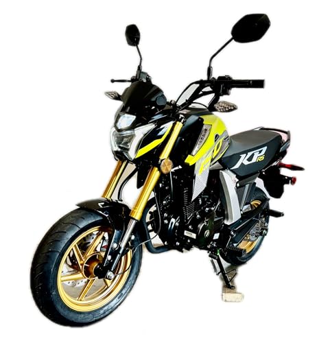 AMERICAN LIFAN 150CC KP Mini RS Motorcycle, Fuel Injected EFI, YELLOW