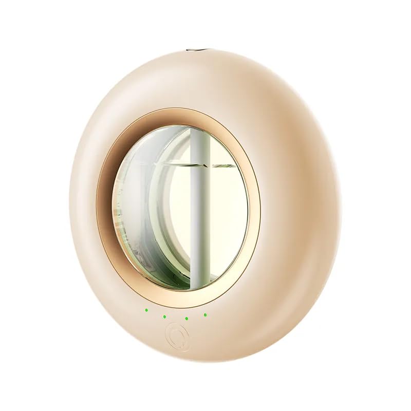 Aura Ring X10 Electric Aroma Diffuser | Ultrasonic Fragrance Diffuser for Home & Office | Wall & Desk Mount | Silent Mist Diffuser for Essential Oils | Premium Minimalist Design (Apricot)