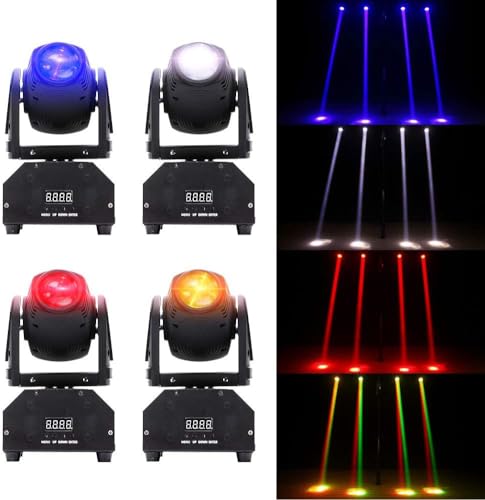 Moving Head UKing LED Beams d-mx Mini Lichteffekt