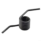 3 Ton Hydraulic Floor Jack Torsion Handle Return Spring – Black Horizontal Accessory for Floor Jacks, Heavy-Duty Steel with Heat-Treated Quenched Construction, Compatible with