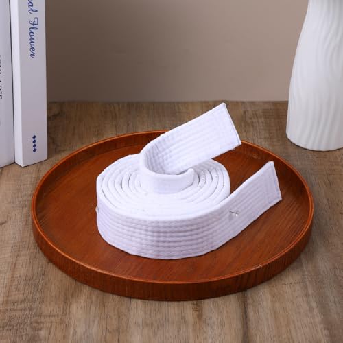 guduling White Karate Belts,Heavy-Duty Cotton Karate Belt,Taekwondo Belt,Martial Arts Belts of 220cm (87 in) for Beginners to Advanced, Non-Slip Knot Design