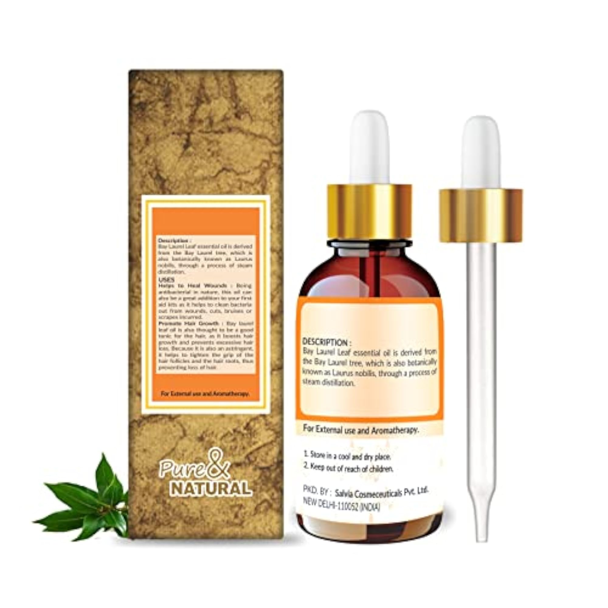 Bay Laurel Leaf Oil, 100% Pure