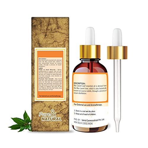 Image of Crysalis Bay Laurel Leaf (Laurus Nobilis) Oil|100% Pure & Natural Undiluted Essential Oil Organic Standard For Skin & Hair Care|Therapeutic Grade Oil- 15ml with dropper