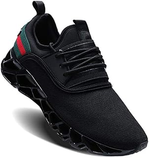 UMYOGO Mens Athletic Walking Blade Running Tennis Shoes Fashion Sneakers (8, Black1)