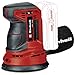 Einhell Cordless Random Orbital Sander 18V Power X-Change, Sander for Wood, Plastic and Metal, with Dust Collection, Without Battery TE-RS 18 Li-Solo with Dust Collection