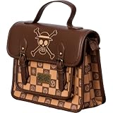 One Piece Chess-Bolso-Mochila Satchel, Camel, 27 x 20 cm