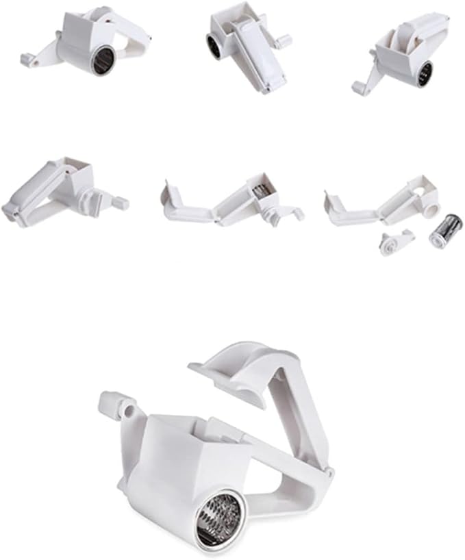 Rallador giratorio de queso Cabilock plástico blanco miniatura 3
