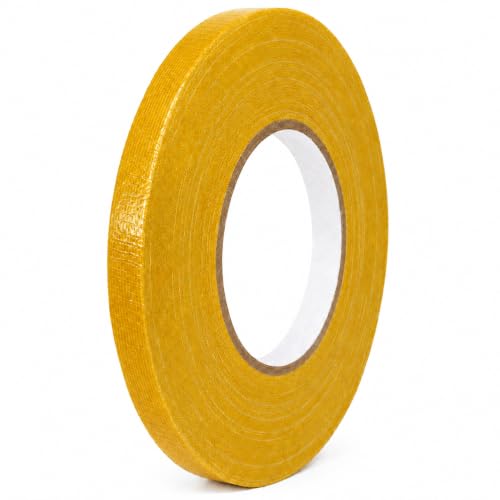 Image of GGR Supplies CDT-36 Industrial Grade Cloth Duct Tape, Ochre Yellow 1 /2 Inch x 60 Yards, Waterproof UV Resistant Heavy Duty, Clean Removal with No Sticky Residue for Repairs, Packaging, and Bundling