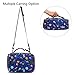 FlowFly Kids Lunch Bag, Durable Insulated School Lunch Box with Shoulder Strap and Bottle Holder, Water-resistant Thermal Small Lunch Cooler Tote for Teen Boys & Girls,Astronaut