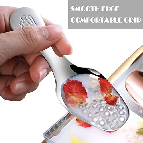 Mini Scoop For Canisters Stainless Steel Salt Spoon Candy Scoops Condiments Spoon Dessert Spoon Sugar Spoon For Tasting, Coffee, Ice Scream, Cake #TOP3