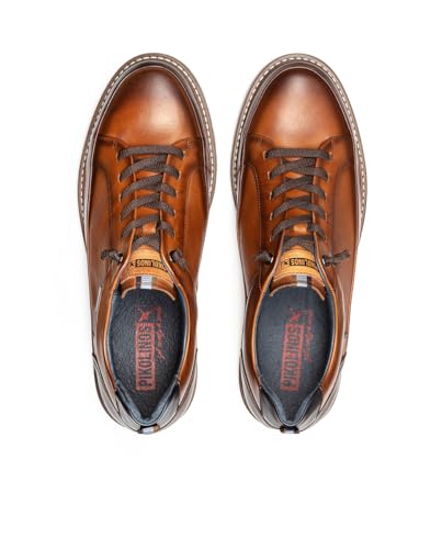 Pikolinos Para Hombre. M8J-6303C1 Zapatos De Piel Berna MarróN (43), Plano, Cordones, Casual - 6